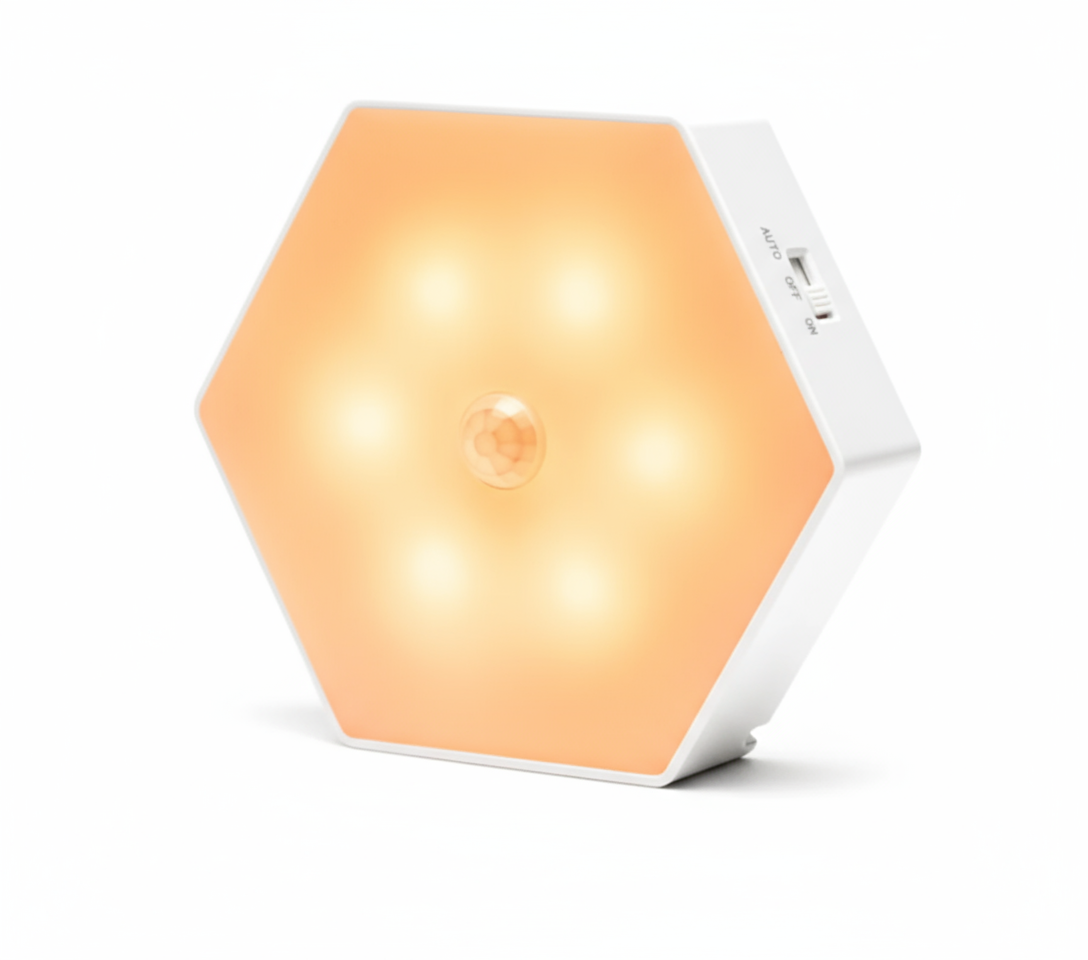 Amber Night Light - Motion-Activated