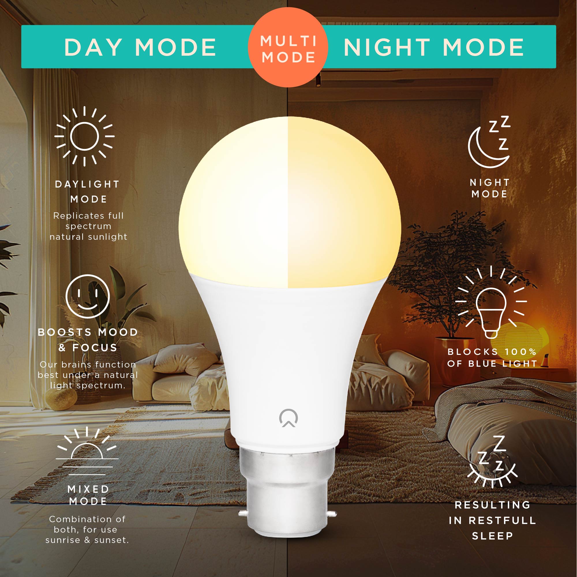 multi bulb day mode night mode