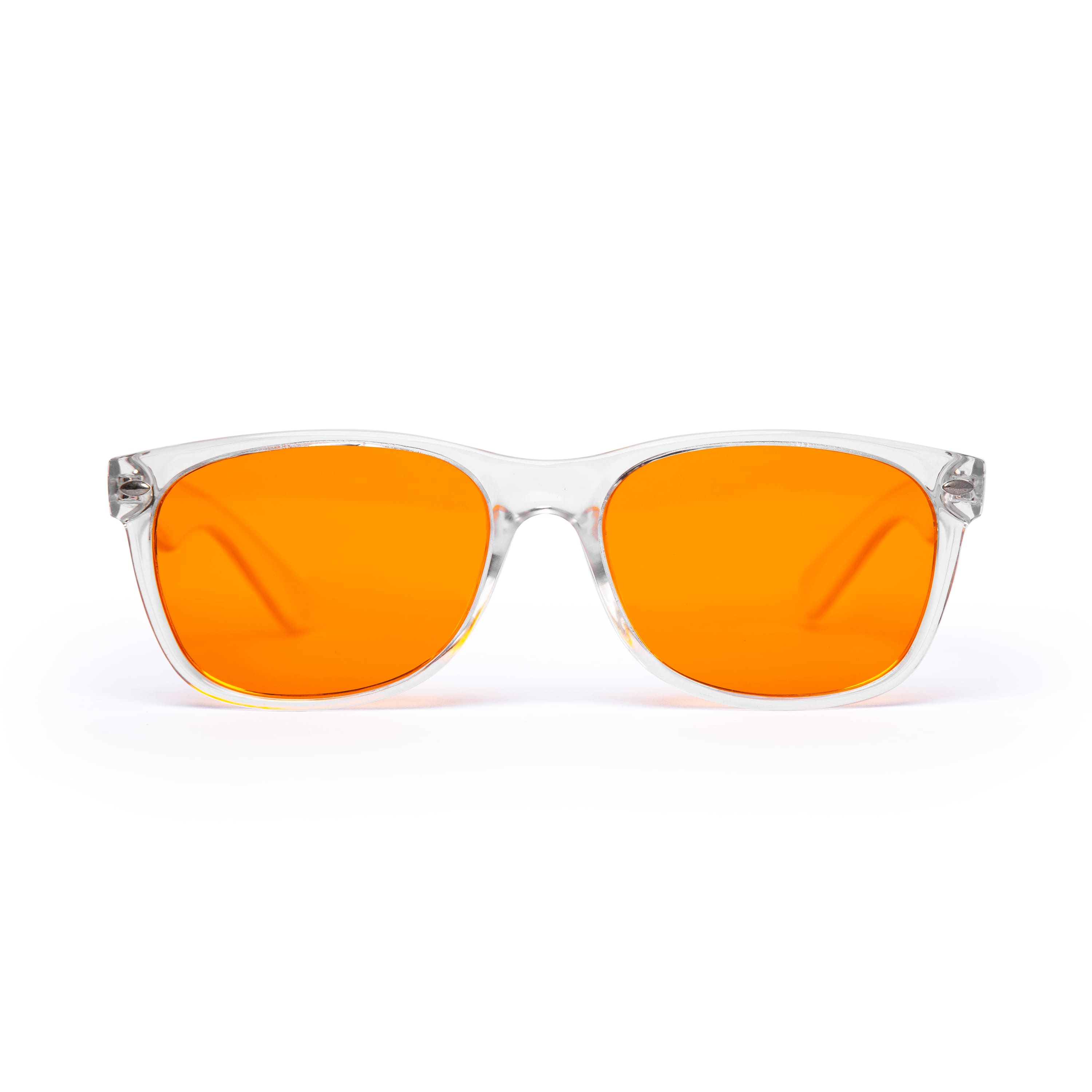 blue light blocking glasses with amber lenses that block 100% of blue light 